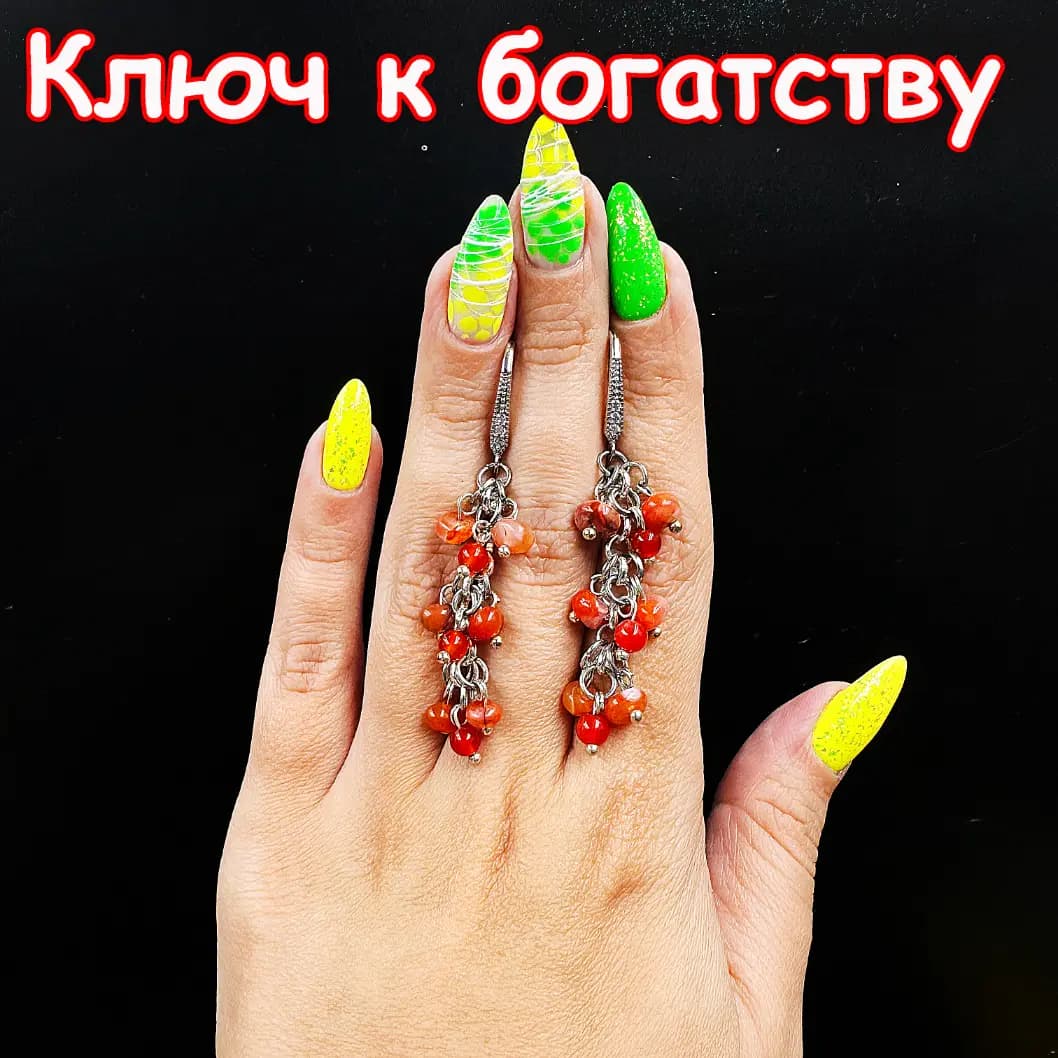 Серьги-талисман «Ключ к богатству»