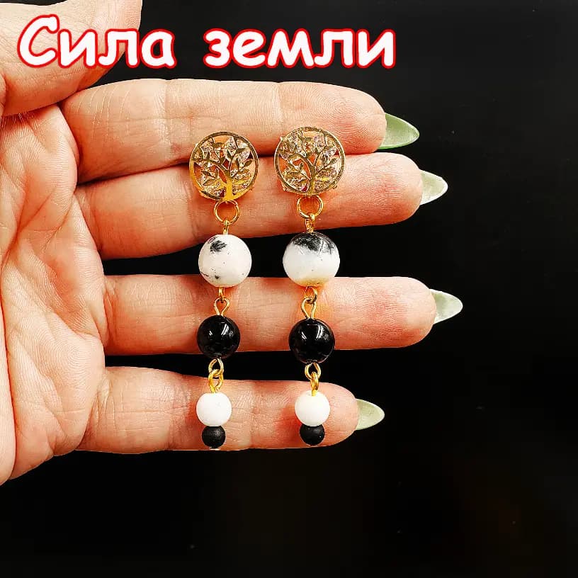 Серьги-талисман «Сила земли»