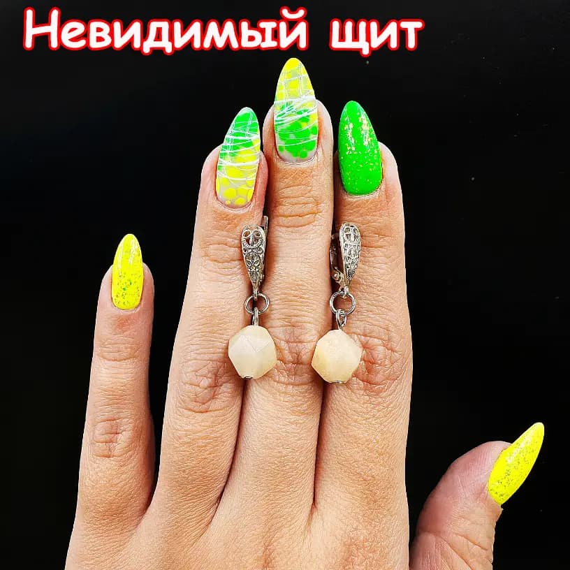 Серьги-талисман «Невидимый щит»