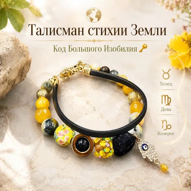 Талисман стихии Земли "Код Большого Изобилия"
